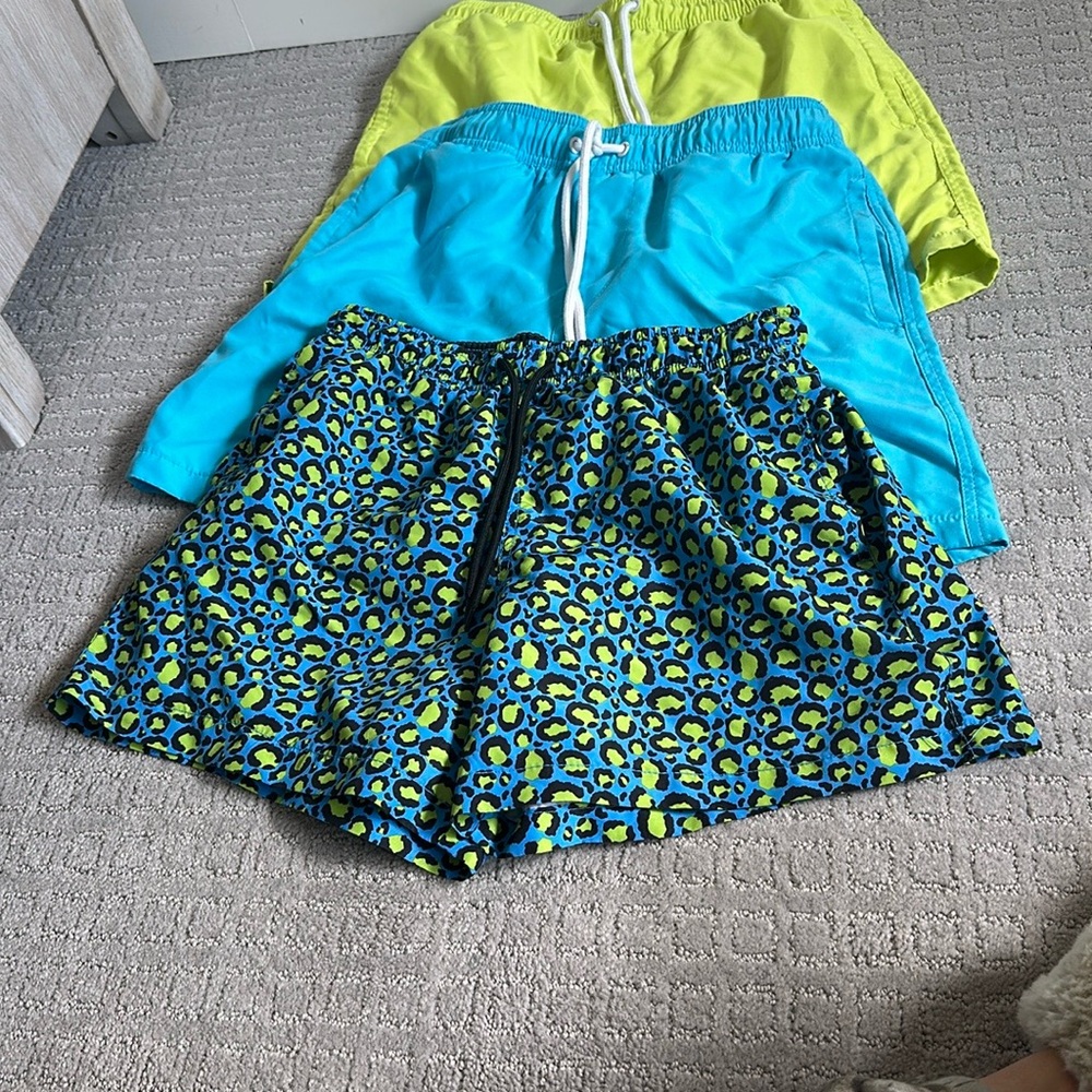 Colorful Men's Swim Shorts Set